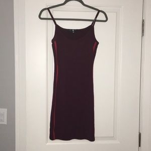 Bordeaux Bodycon Dress